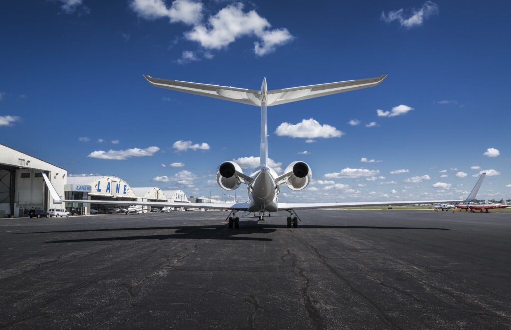 Plane waiting on the airport