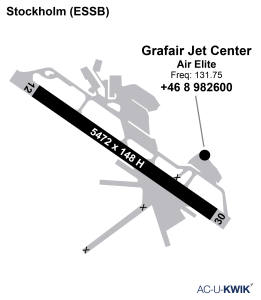 Grafair Jet Center airport map