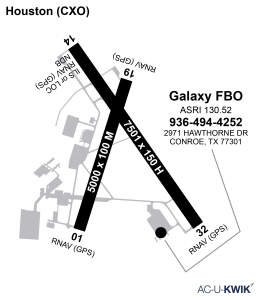 Galaxy FBO airport map