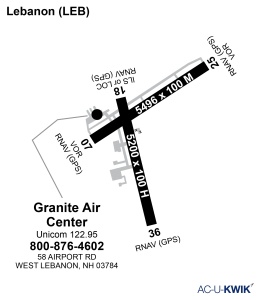 Granite Air Center airport map