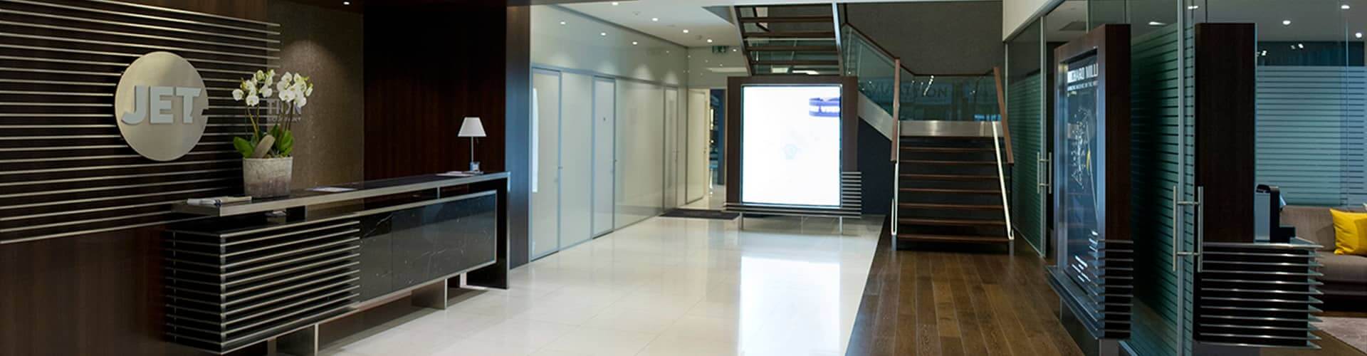 Jet Aviation – Geneva lobby