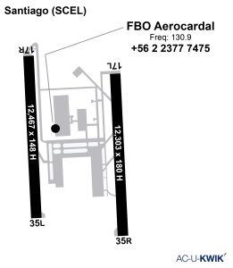 FBO Aerocardal Limitada airport map