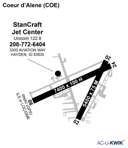 Stancraft Jet Center airport map