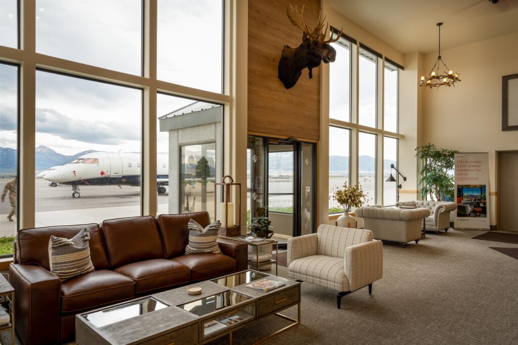 Bozeman lobby with ramp view