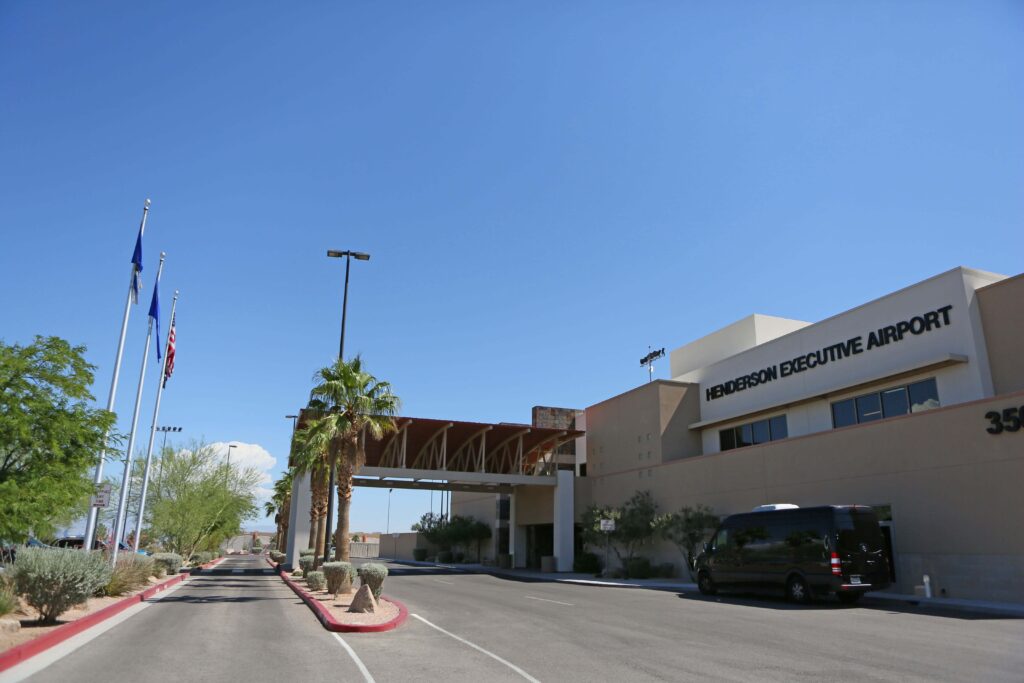 Entrance to Henderson departure hall