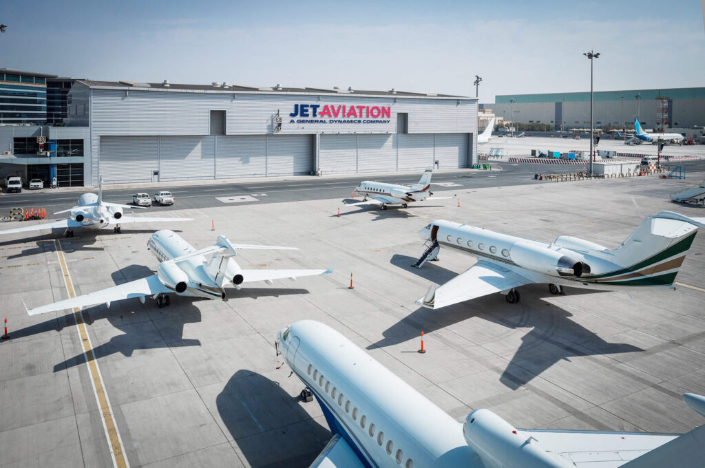 Ramp with small airplanes