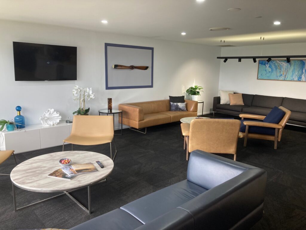 Jet Aviation – Brisbane waiting room