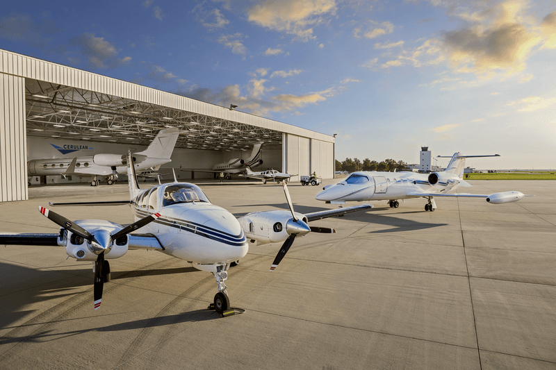 Planes on airport