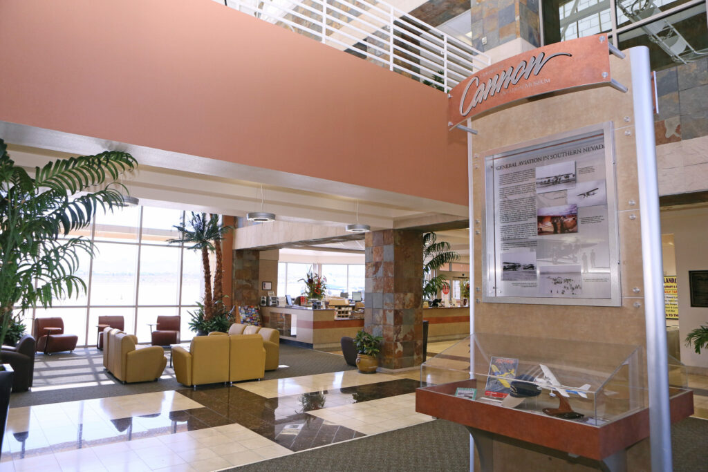 Lobby at the Hendersona airport