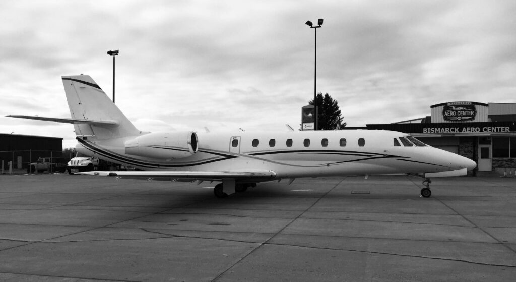 Plane standing on the airport