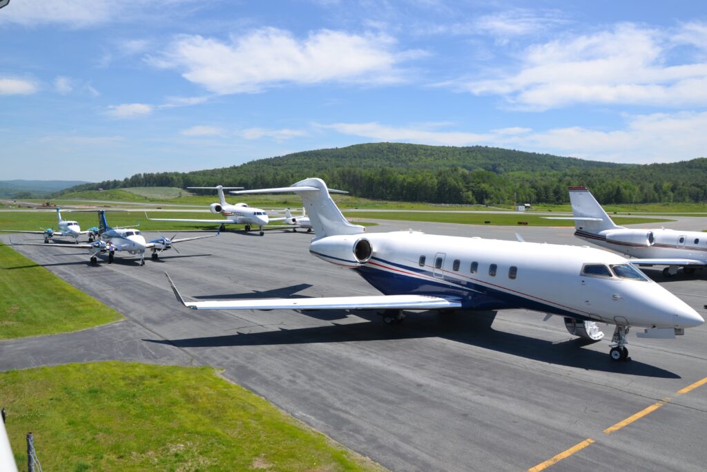 Planes outside the hangar