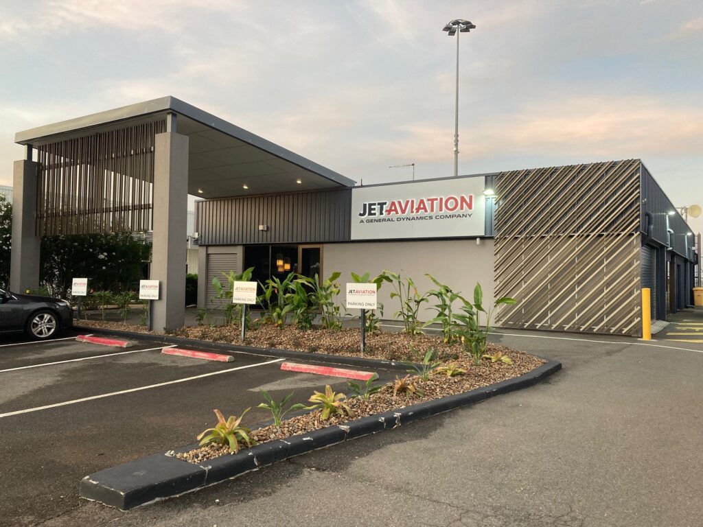Jet Aviation – Brisbane building and parking