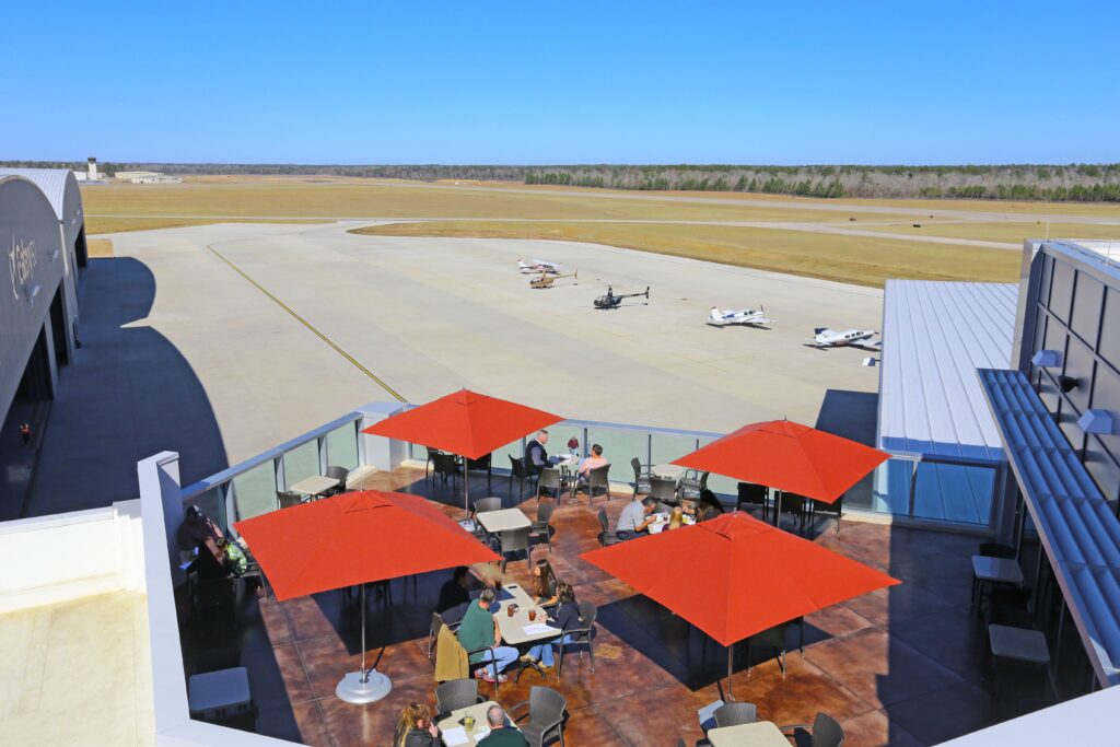 Restaurant on the airport