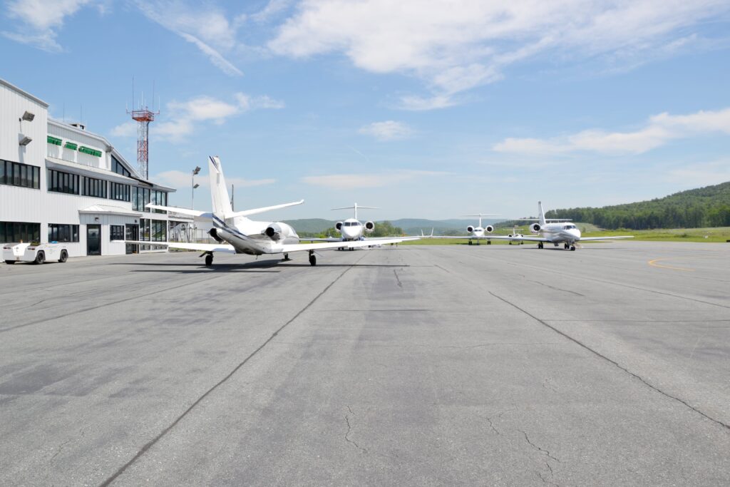 Aeroplanes on the ramp