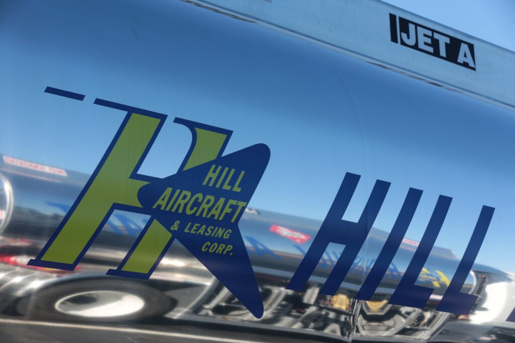 Hill AirCraft logo on the truck