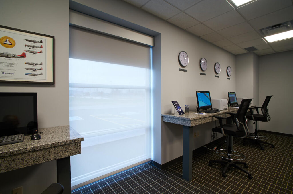 B. Coleman Aviation flight planning room