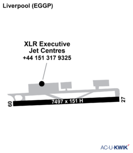 XLR Executive jet centres airport map