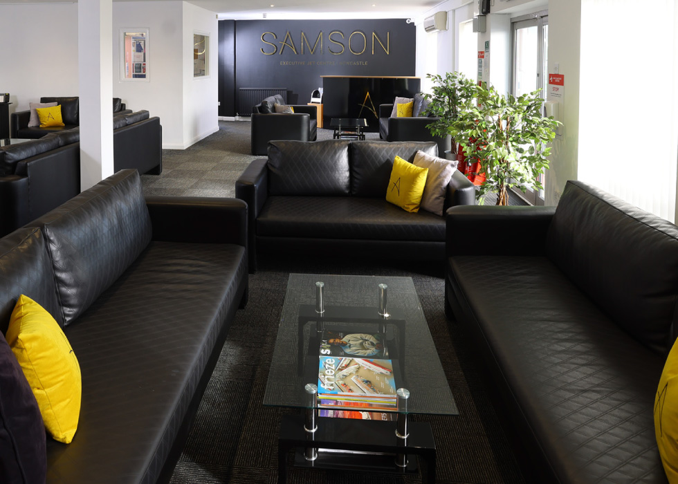 A furnished Samson lounge